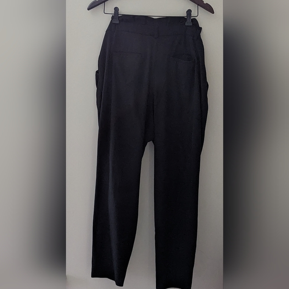 RW&CO Black Paperbag Dress Pants, Size 8 - Picture 2 of 9